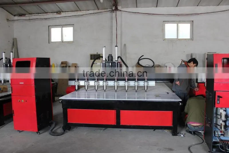 Multi-spindles wood cnc router for wood and plastic RJ1325
