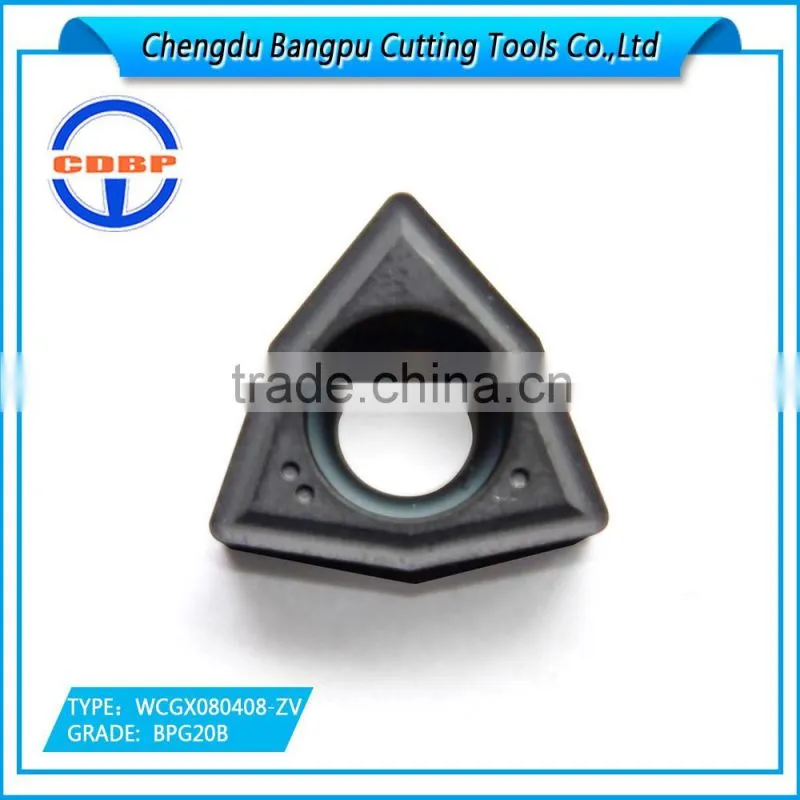 CDBP carbide insert turning WCGX080408-ZV