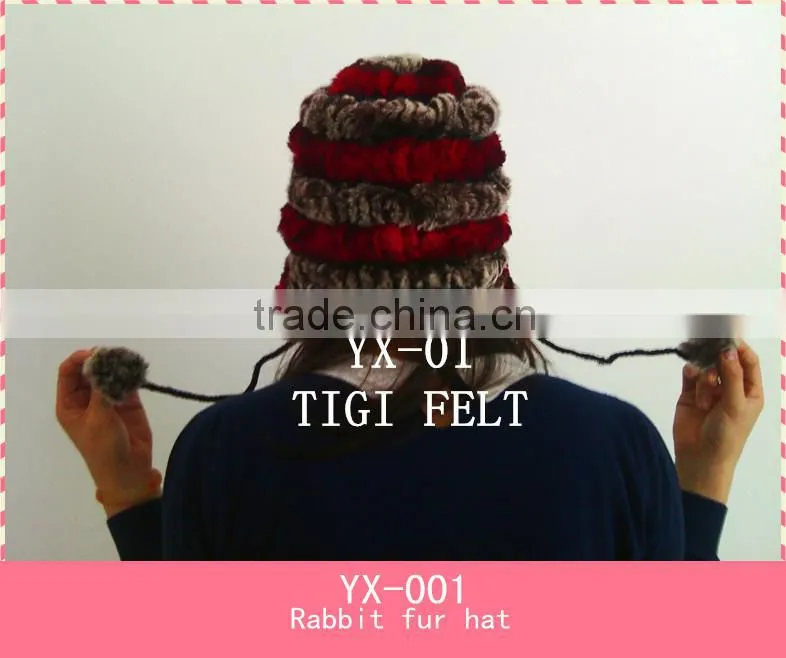 Custom Warm Winter Fur Hats For Women