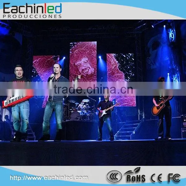 Die-cast aluminum cabinet small pixel pitch led screens / led video panel p4