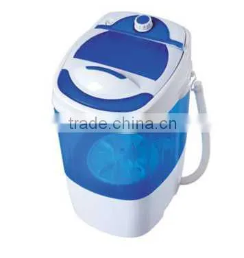 Plastic top load washing clothes machine mini semi-automatic washer