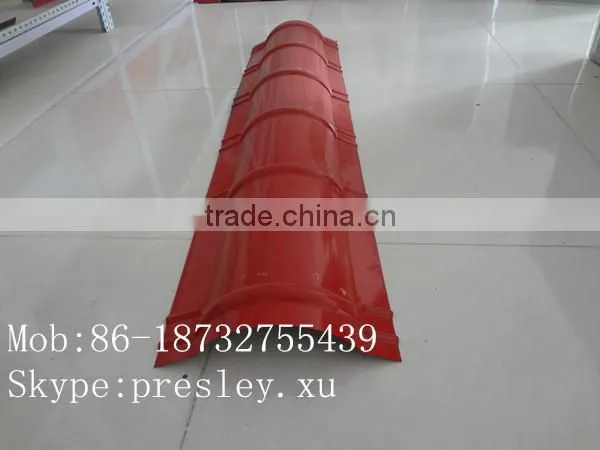 metal roof ridge cap roll forming machine
