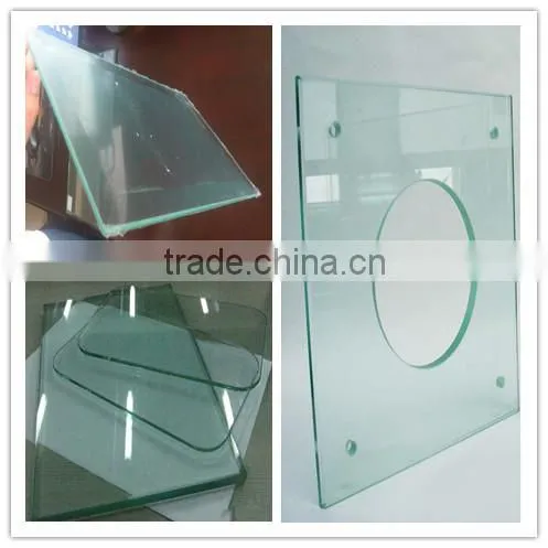 10.0mm thick clear temper glass with ISO & CCC Certificate