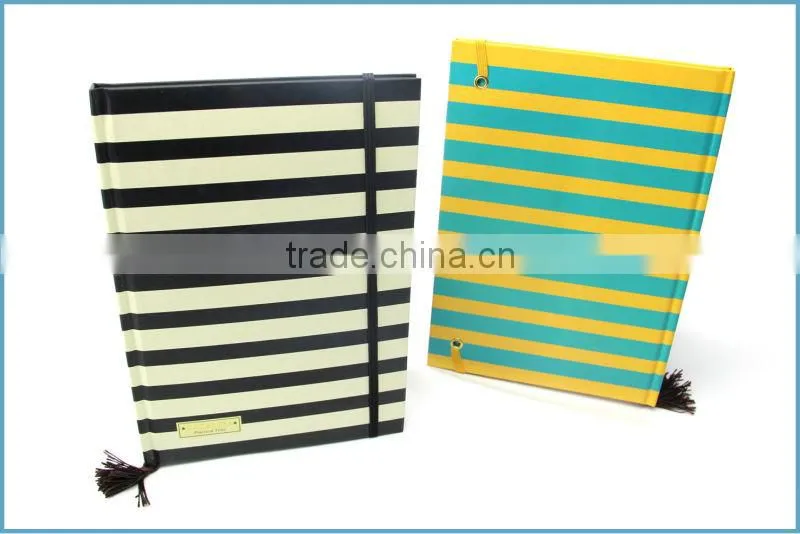 Stripe Hardcover Notebook with 60 Sheets