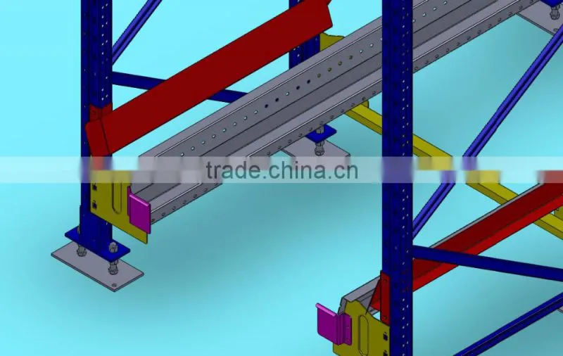 Radio shuttle pallet racking with ISO certification