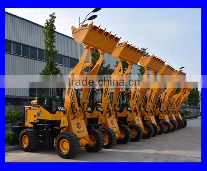 ZL20 high quality 1.5 ton mini wheel loader with lasted price list