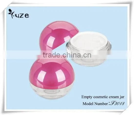 Empty cosmetic cream jar