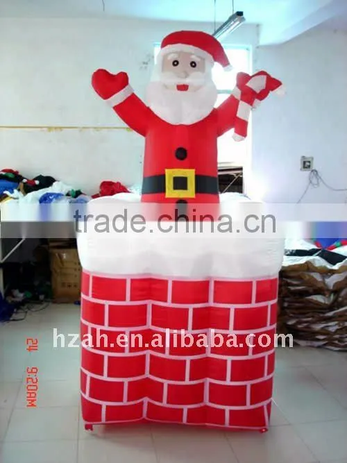 Cheap Christmas Inflatable Santa for Advertisement