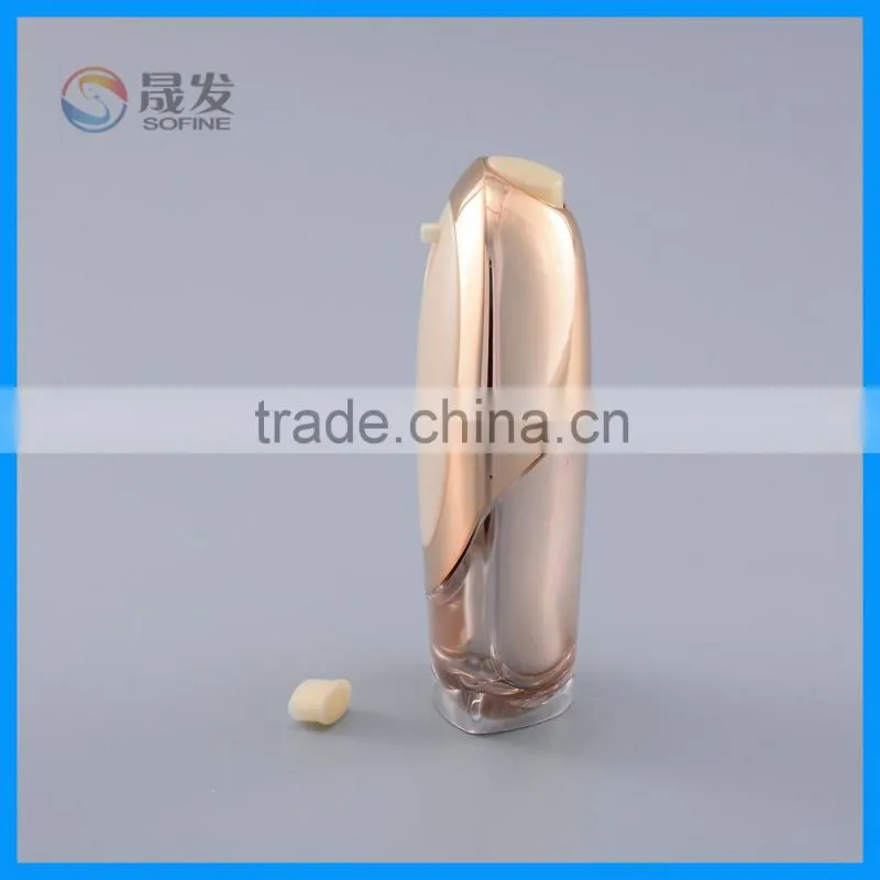 50 ml Empty acrylic cosmetic lotion pump bottle