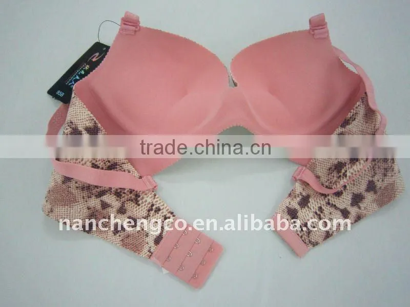 new print underwear one piece bra