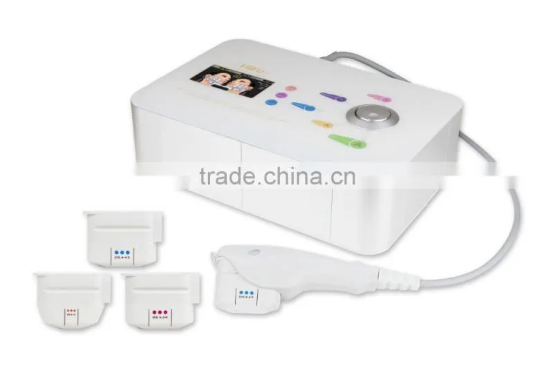 Portable smart 3D anti wrinkle treatment HIFU beauty machine
