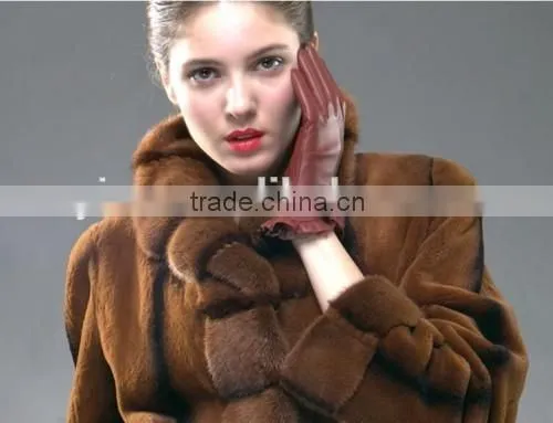 Hot Fashion Girls Leather Gloves First Grade Girls Leather Gloves
