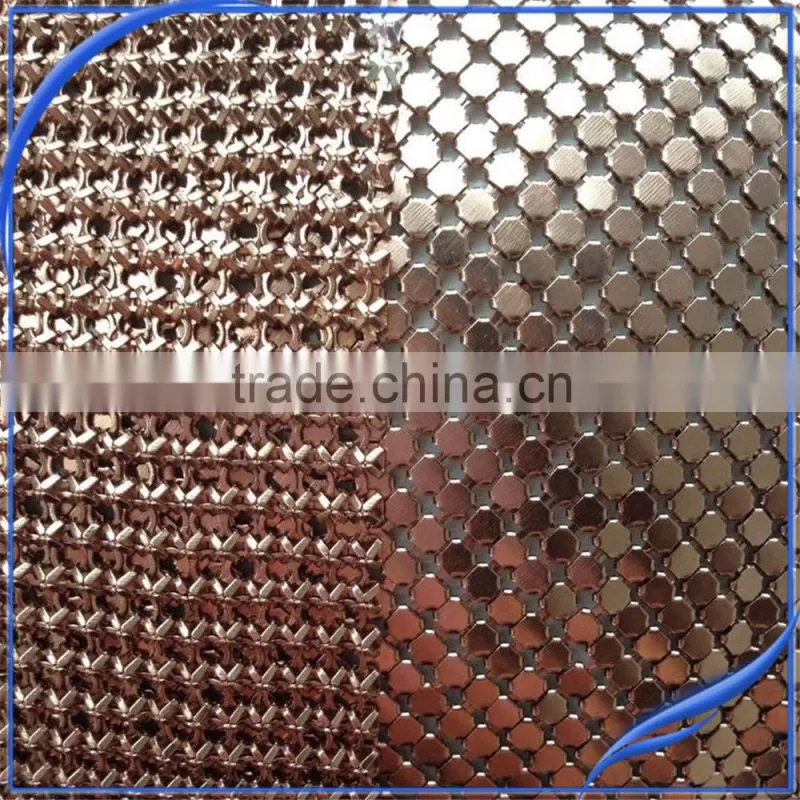 2015 cheapest!!hot fix Fashion aluminium mesh ,clothing accessories , empty cup mesh ,jewelry accessary