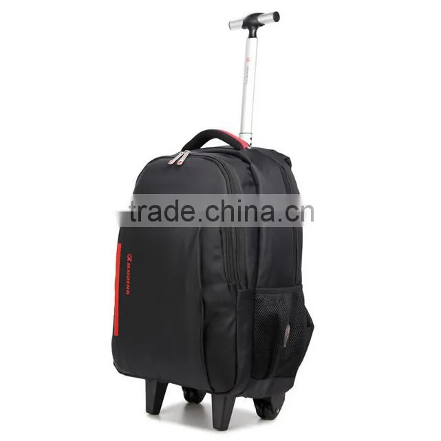 2015 Fashion Trolley Backpack With Wheels