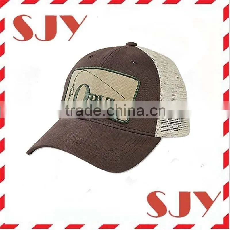 Low Profile Distressed Vintage Retro Trucker Cap