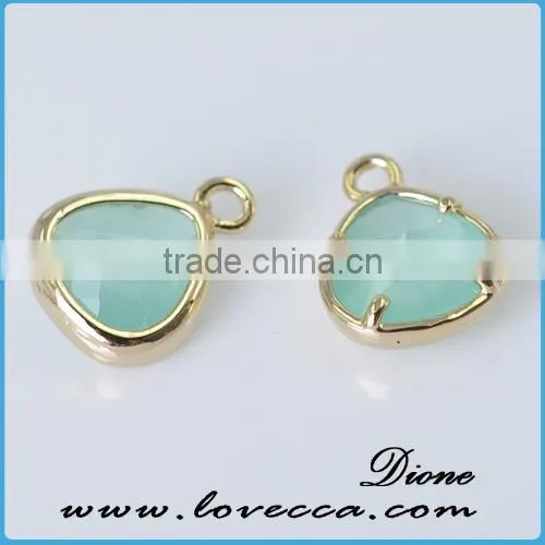 Guangzhou Hot Selling Fashion High Quality Jewelry Making Accessories Glass Stone Pendant