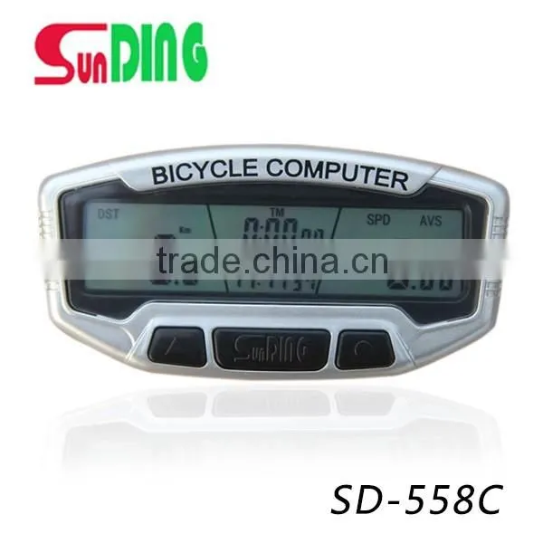 high quality bike computer sunding wireless bicycle computer classical cycle speedometer 558C
