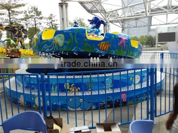 Outdoor fun rides cheap carnival game ride sea disc turntable ride for sale