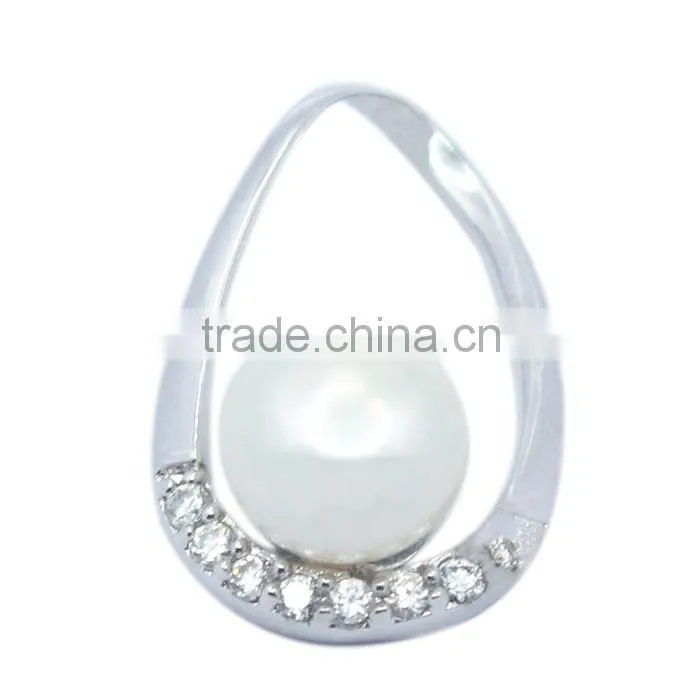925 Sterling Silver Jewelry fahsion pendant mother of pearl pendant