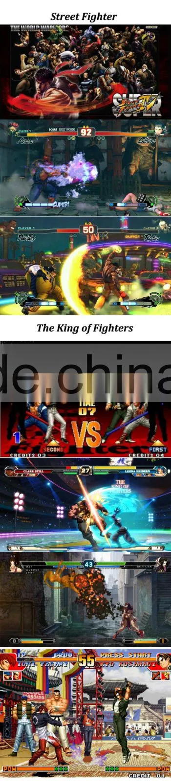 The tilt the arcade joystick USB no delay handles computer game Tekken Street Fighter The King of Fighters the rocker