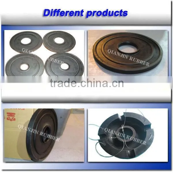 Rubber slurry scraper with new style