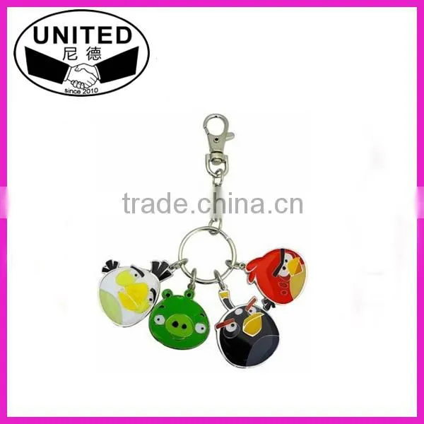 Customized logo promotion rubber keychain/ pvc custom keychain/metal keychain