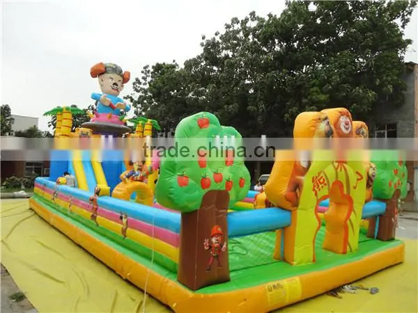 Inflatable bouncer with slide, inflatable bouncer for toddlers