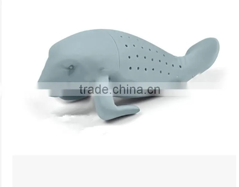 Free Mould! Wholesale Silicone Manatee tea Diffuser Infuser,silicone Loose Tea Leaf Strainer, silicone tea Herbal Spice Filter