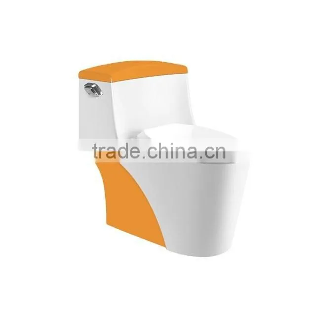 New Design Bathroom Washdown one piece latrine Color toilet DA8822