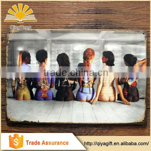 China Modern Decorative Tin Sign, Offset printing metal plate