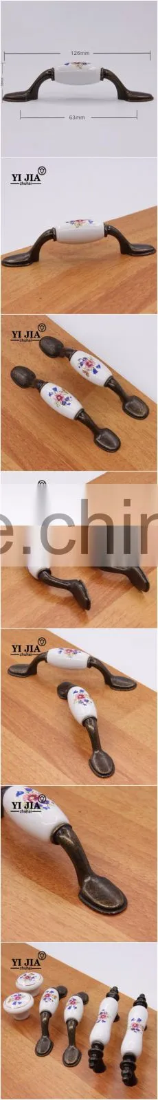 Antique Cabinet Furniture Ceramic Handles and Pull