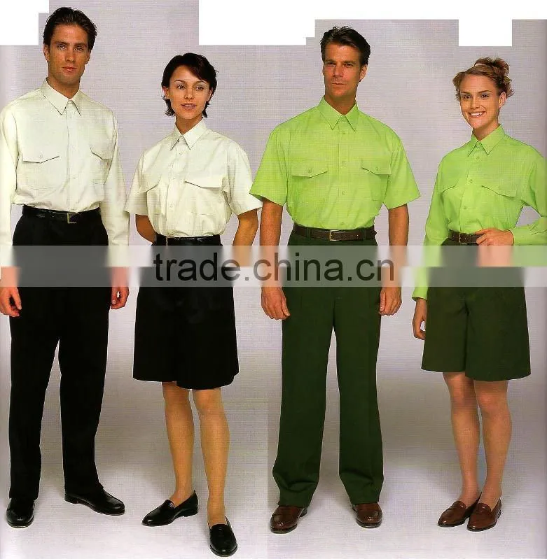 HOT Customer-made polyester&cotton shirt uniform