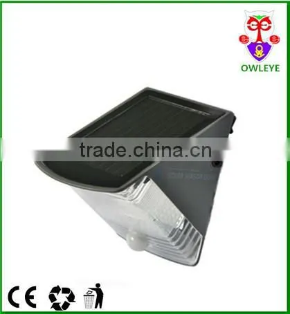 solar motion sensor security light,solar sensor light with PIR,IP44 outdoor solar sensor light