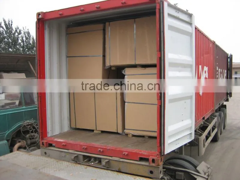Melamine faced particle board in sale with PVC edge banding
