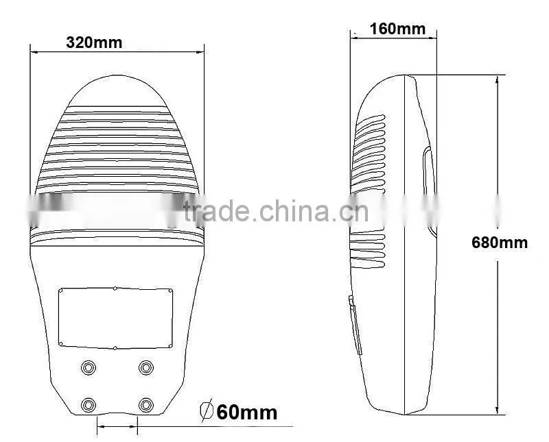 2013 High Power 120W High Quality Solar Street LED Lamp
