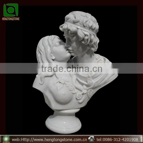 Boy And Girl Bust Sculpture
