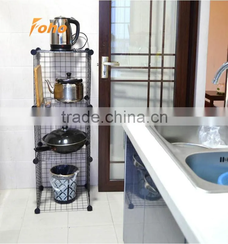 high quality wire storage rack can be made more style FH-0024W