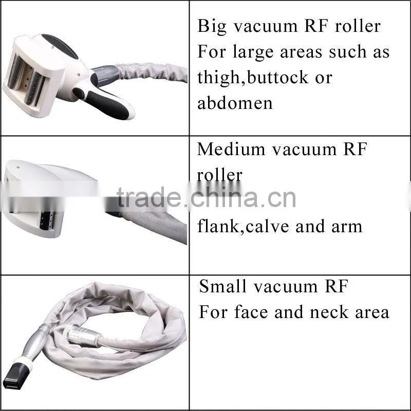 Fat sucking Combines RF Cellulite slimming lymph vacuum massage machine