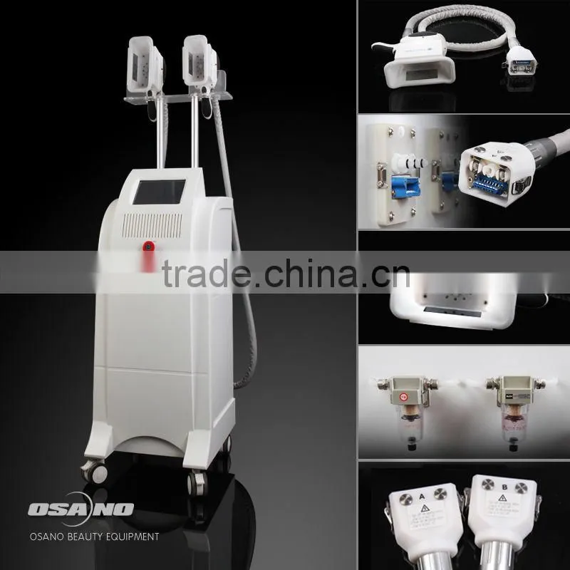 Double cryolipolysis criolipolisis machine freeze fat equipment