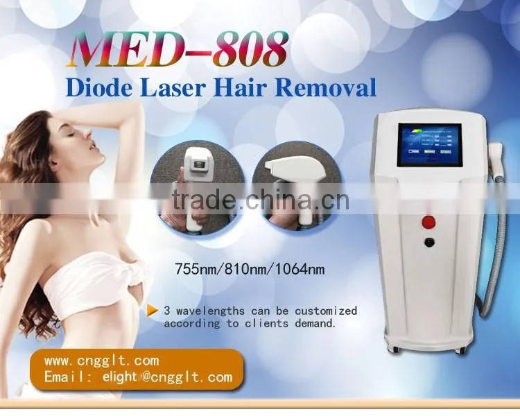 Merry christams! Fast painless permanent hair removal diode 808nm laser machine for clinic use