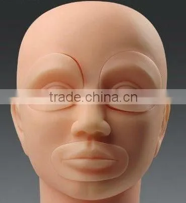 3D-Stereo tattoo practice head-lips eyebrow Practice Dermis