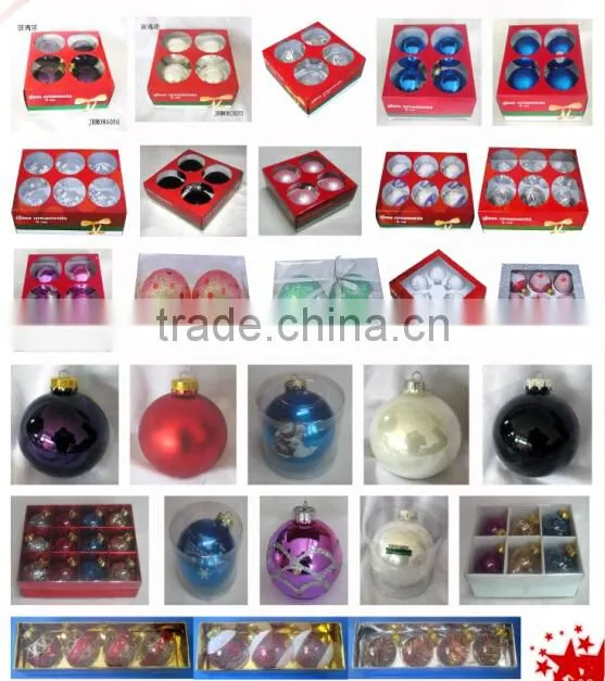 Wholesale Shatterproof Silver Splendor 4-Finish Christmas Ball Ornaments