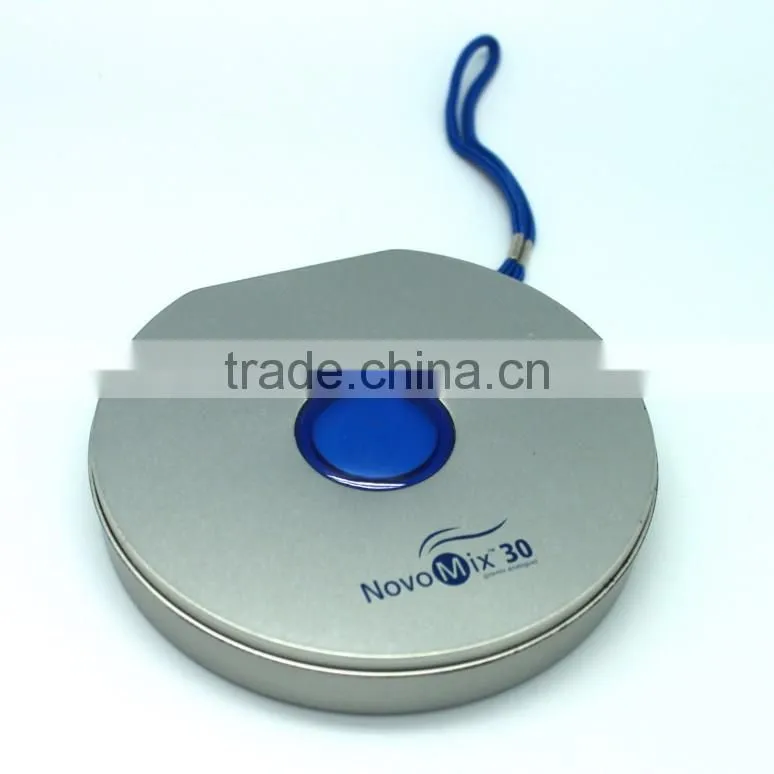 Shenzhen factory wholesale round shape metal tin material cd dvd storage box