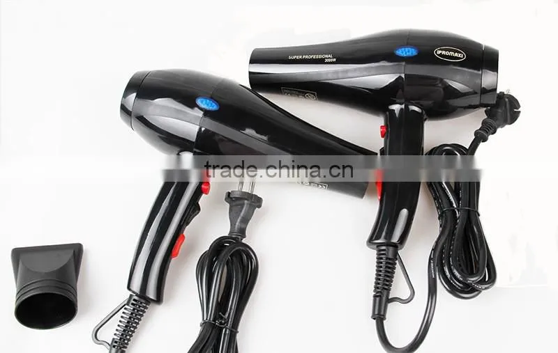 2016 new sale wholesale # 3000W 3heat/2speed setting hair dryer two round BS UK plug for babar or public area