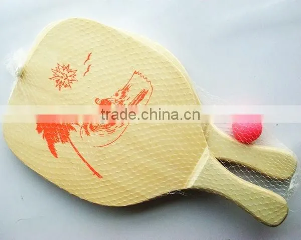 41*22*1.2cm wooden beach racket set game