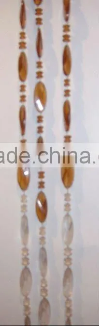 Plastic bead curtain