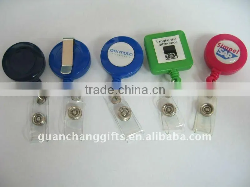 custom business id card holder promotion gifts yoyo badge reels