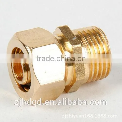 male adapter ,brass straight male connector for pex-al-pex pipe