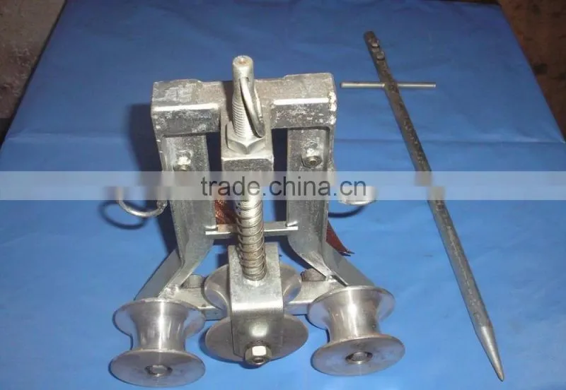 SJL-100 Aluminum Sheave Grounding Pulley Block to eliminate induced static electricity