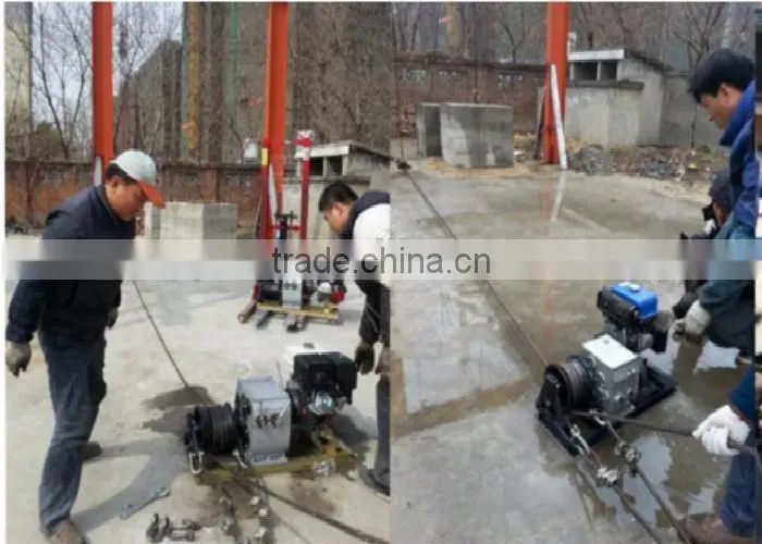 3 Ton Electric Motor Powered Rope Winch